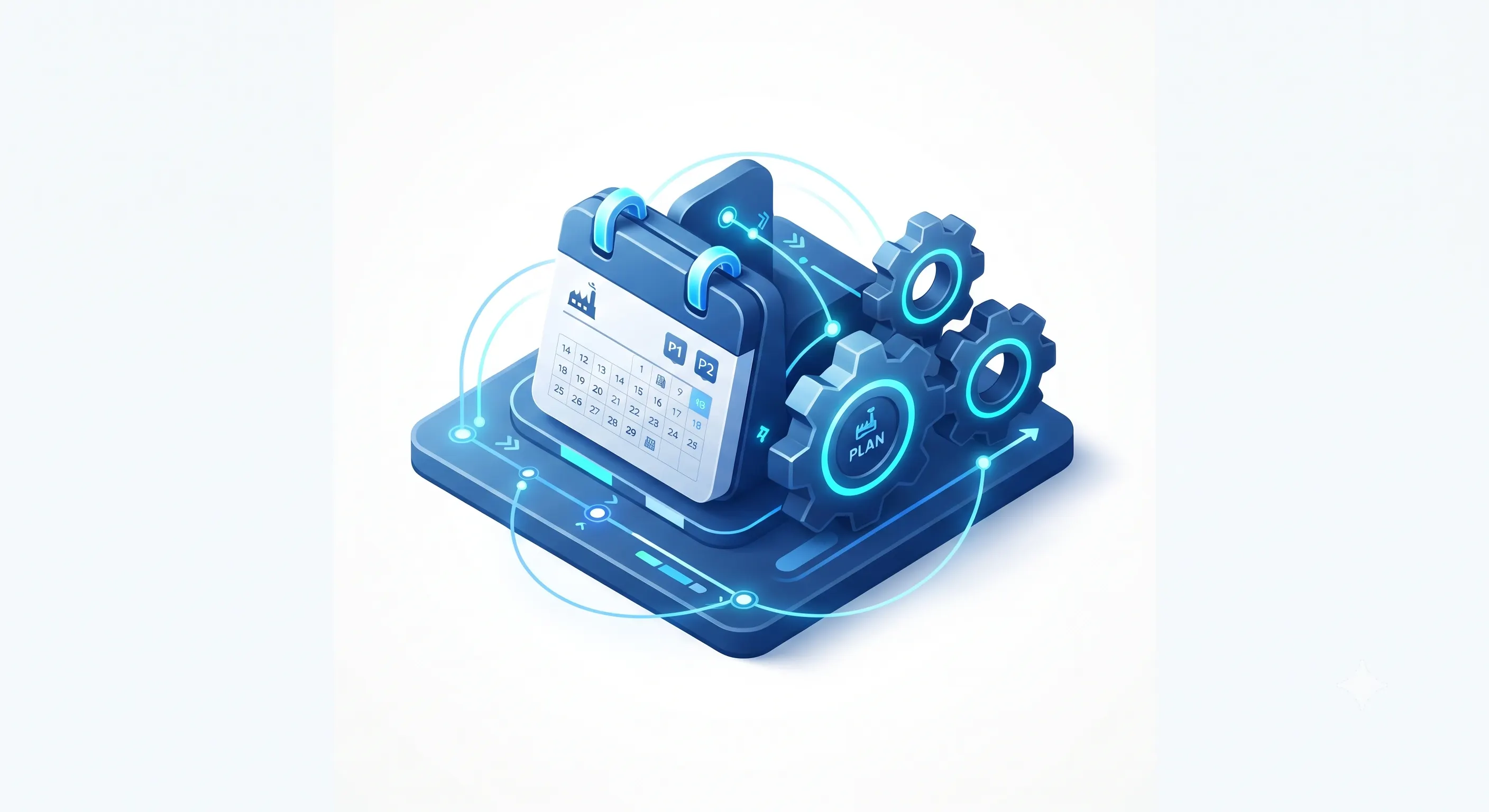 Automated industrial plant production scheduling