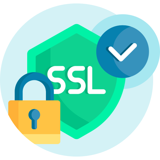SSL and Enterprise Data Encryption Security Icon