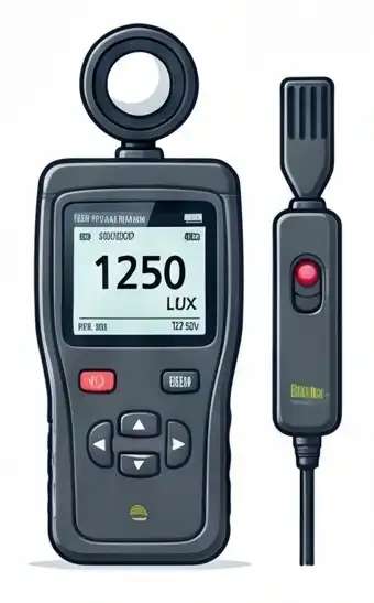 High-accuracy digital lux light meter engineered for Industry 4.0 smart lighting systems by SunBio IT Solutions